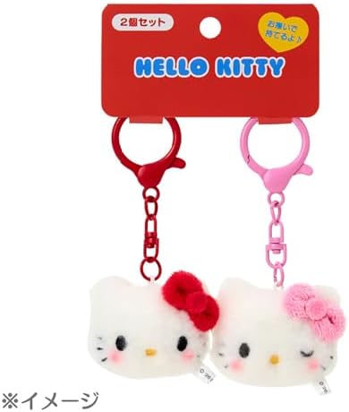 Sanrio 660931 Mini Mascot Keychain, Set of 2 (Matching Niko), My