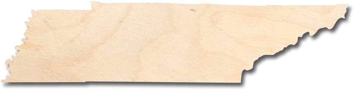 Unfinished Wood Tennessee Shape State Craft up to 46" DIY 42" / 3/4"