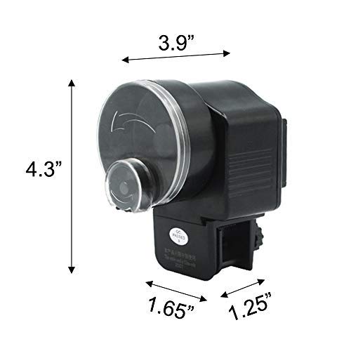 Petzilla Automatic Fish Feeder For Fish Tank, Aquarium Auto Turtle Food Dispenser For Vacation Weekend #TOP6