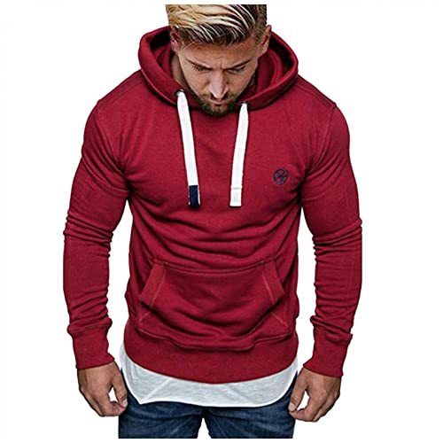 riou ¡Oferta Sudaderas con Capucha para Hombre Cosy Chaqueta Deportiva Sudadera con...