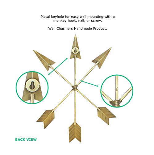 Cast Iron Arrow Wall Decor | 3 Native American Metal Arrows Bound Together By Wallcharmers #TOP3