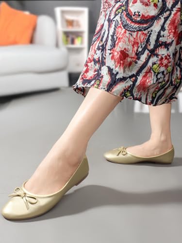 Image of Carlton London Women Comfortable Flat Round Toe Slip On Fashion Shoes for Daily use, Office use, Casual use