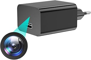 64GB Mini Kameras 1080P Tragbare Kleine Videokamera USB Mini Überwachungskamera mit Infrarot Nachtsicht/Bewegungsmelder