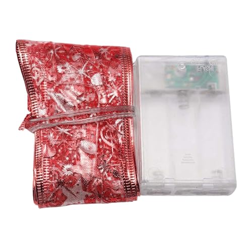 Bothyi Luzes de fita de natal decoração do feriado, luz de atmosfera diy, luzes de fadas de natal pa