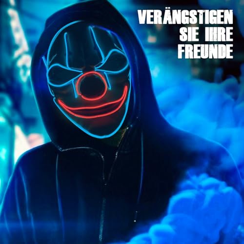 LED-Maske Original Cup für Halloween und Kostümpartys