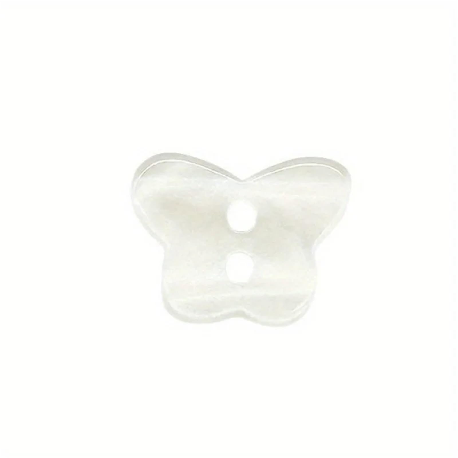 Bottoni 50 pezzi di bottoni da cucito in resina for scrapbooking, cuore perla, due fori, decorano i Botoes(Heart)