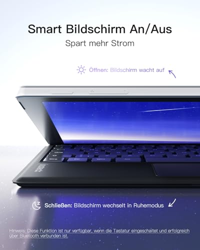 Inateck Tastatur kompatibel für Surface Pro 7,mit Touchpad – Ansicht 4