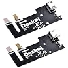 GeeekPi Micro HDMI to HDMI Adapter Board for Raspberry Pi 5 / Pi 4B, Compatible with DeskPi RackMate Accessories 10 inch 1U SBC Rack Shelf