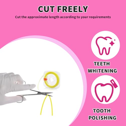 Landrain 3 Bände Zahn Schleifpapier Zahnzwischenräume, Zahnschleifpapier für Zwischenräume(4mm x 6m)