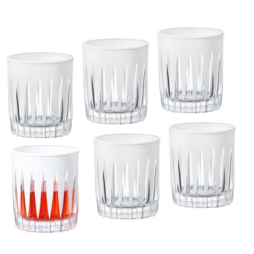 Set de 6 vasos de licor Barski blancos 2.6 oz