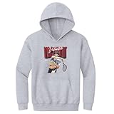 500 LEVEL Valentin Vacherot Tennis Youth Hoodie Sweatshirt (Gray, X-Large)