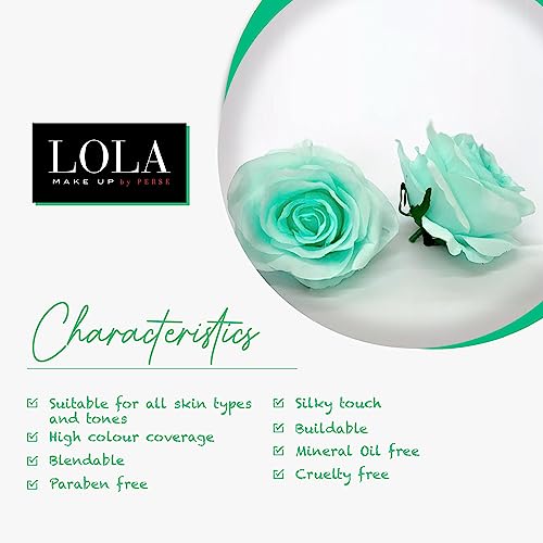 Lola Make-Up Mono Eyeshadow, Green Tint, Satin, Rich Intense Pigmentation, High Coverage, Use Wet & Dry, All Skin Tone - Image 4