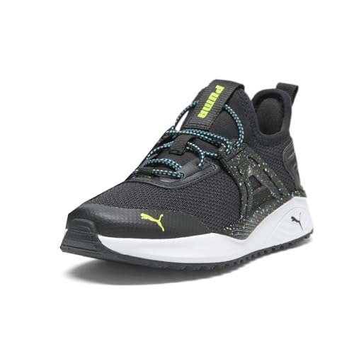 PUMA Alternative Closure Shoes Pacer 23 Sneaker, 13 US Unisex Little Kid, Black-Lime Smash-Bright Aqua3
