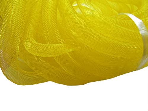 image for YYCRAFT YYCRAF 10 Yards Solid Mesh Tube Deco Flex for Wreaths Cyberlox