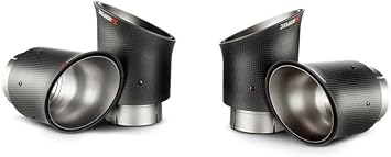 Akrapovic - 14-17 Chevrolet Corvette Z06 (C7) Slip-On Line (Titanium) w/Carbon Tips (MTP-CO/TI/2)