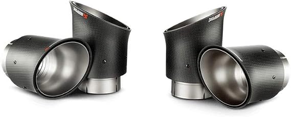 Akrapovic - 14-17 Chevrolet Corvette Z06 (C7) Slip-On Line (Titanium) w/Carbon Tips (MTP-CO/TI/2)