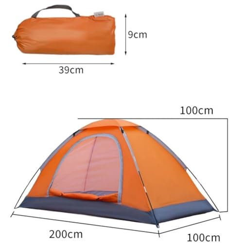 Carpa para una persona para camping y senderismo miniatura 4