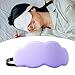 harayaa Sleep Mask Night Blindfold Eye Cups Soft with Adjustable Strap Eyes Cover Ice Silk Eye Mask for Trip Sleeping Party Travel, Violet