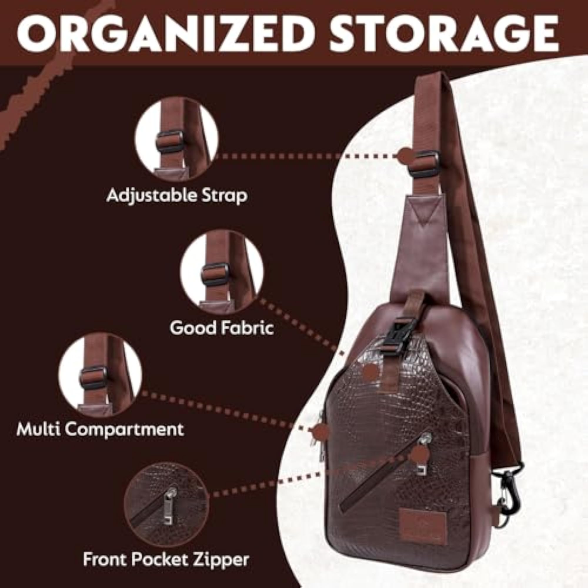 Casual Backpack with Two Main Compartments