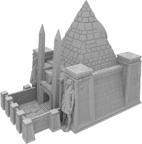 Fates End Temple Ra tour à dés grise pour soirées JDR