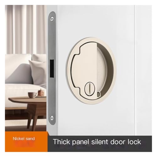 Serrure de porte en bois silencieuse contre les claquements