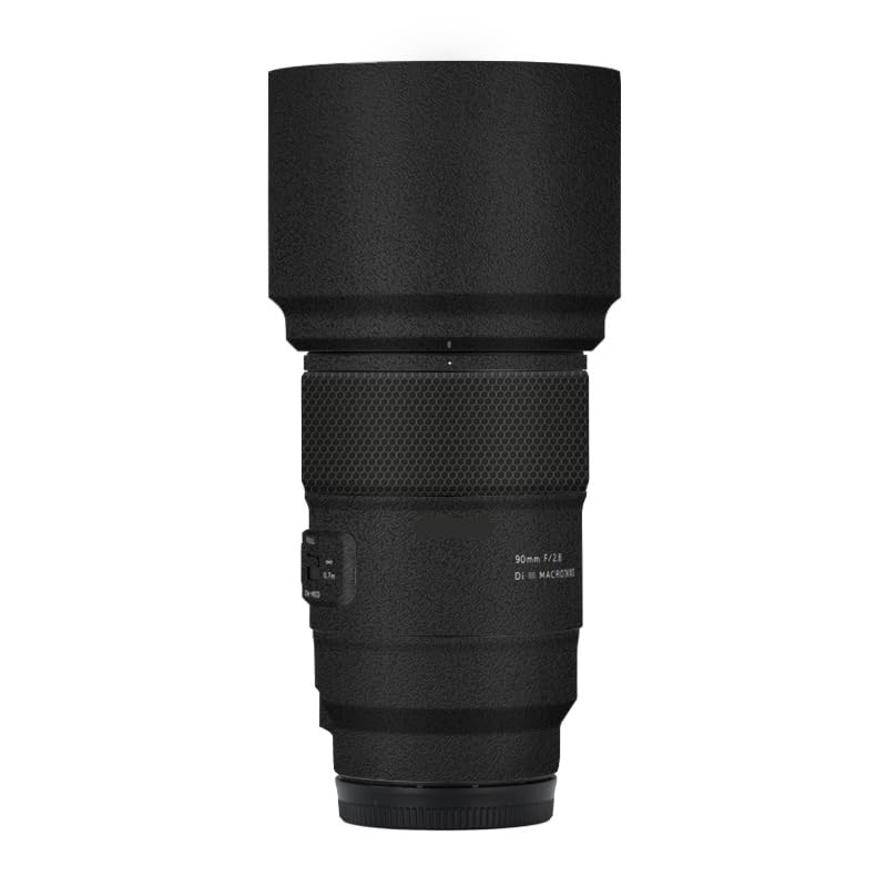 Autocollant Tamron 90mm F2.8 Sony macro wrap vinyle noir
