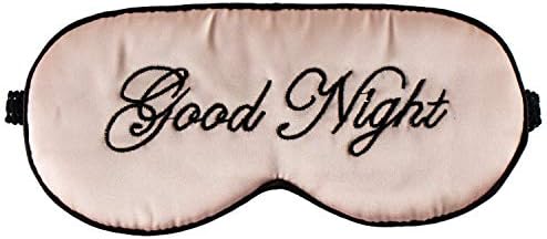 Silk Sleep Eye Mask for Women and Men Soft Ladies Ultra Lightweight Adjustable Strap Satin Eye Night Blindfold Eyeshade Cover for Full Night's Sleep, Travel and Nap Pink
