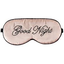Silk Sleep Eye Mask for Women and Men Soft Ladies Ultra Lightweight Adjustable Strap Satin Eye Night Blindfold Eyeshade Cover for Full Nights Sleep, Travel and Nap Pink