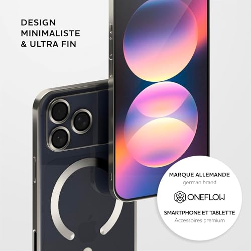 Coque iPhone 17 Pro ONEFLOW Aura silicone haute qualité finition titane - 3