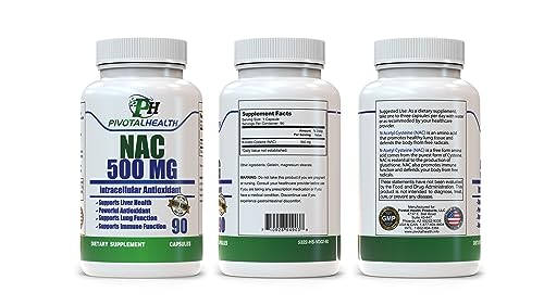 Trebinase NAC (N-Acetyl Cysteine) 500 mg - 90 Capsules - Image 5