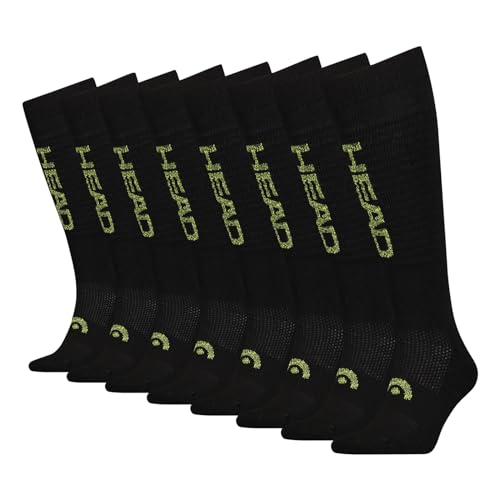 HEAD Unisex Skisocken Skistrümpfe Ski Beginner Logo Kneehigh Socks 4 Paar
