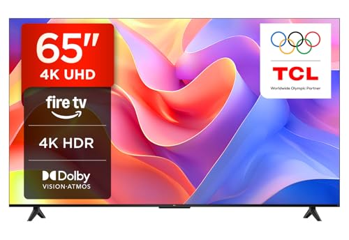 TCL 65PF650K 65-inch 4K Ultra HD, HDR TV, Smart LED Fire TV (Dolby Vision, Dolby Atmos, DTS, HDR 10, Alexa built-in, Airplay2, Miracast)