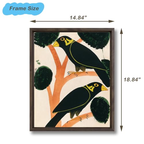 Image of Canvas Frames for 14 inchx18 inchPaintings with 0.6 inch~0.9 inch Deep Dark brown