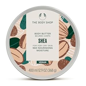 The Body Shop Shea Body Butter – Hydrating & Moisturizing Skincare for Very Dry Skin – Vegan – 12.9 oz