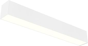 2 FT LED Linear Fixture G2, 2200 Lumen Max, 20W, CCT Selectable, 120-277V, White Finish