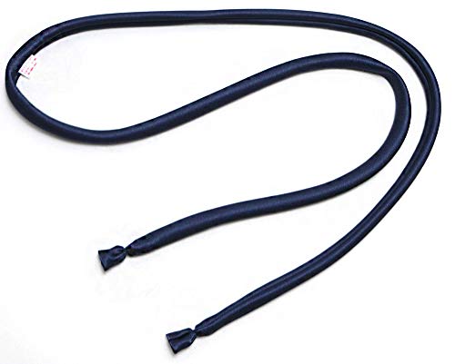 [ハネクトーン] 制服リボン シルックサテン ヒモタイ (濃紺)