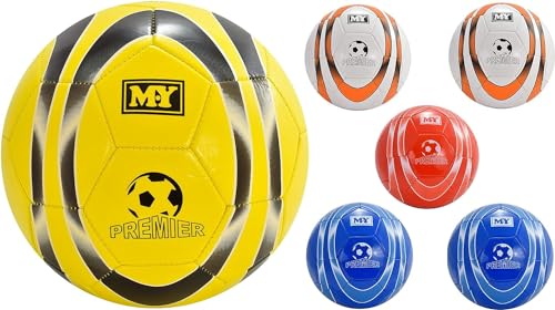 M.Y 32 Panel Stitched 'Premier' Football - 1 of 4 Assorted Colours Sent At Random - Image 2