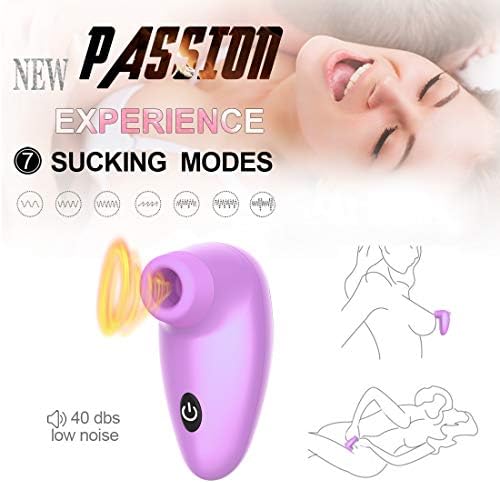 Sucker for Women Amazing Rhythms Waterproof, Massaging Toys Suction Soft Handheld Vibrating Stimulating