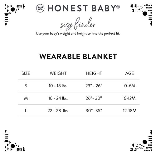 Image of HonestBaby Organic Cotton Matelasse Wearable Blanket, Dark Navy, Large