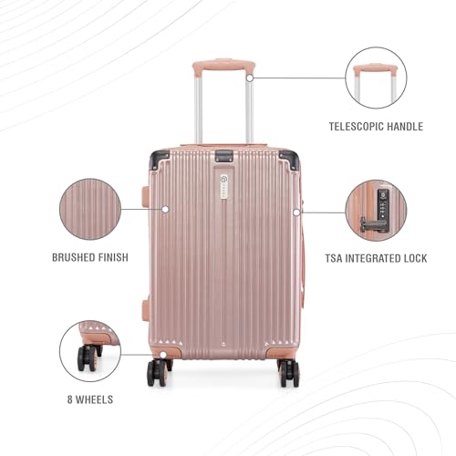 Image of Baomi Solid Gold Range Gold Color 22 inch Cabin Trolley