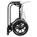 Dynamic Discs Backpack Cart by ZÜCA, Disc Golf Push Cart, Frisbee Golf Cart Accessories, Fits Most Disc Golf Bag, Up to 300 lbs, 51-Inch Telescoping Handle, Bag Not Included, Black