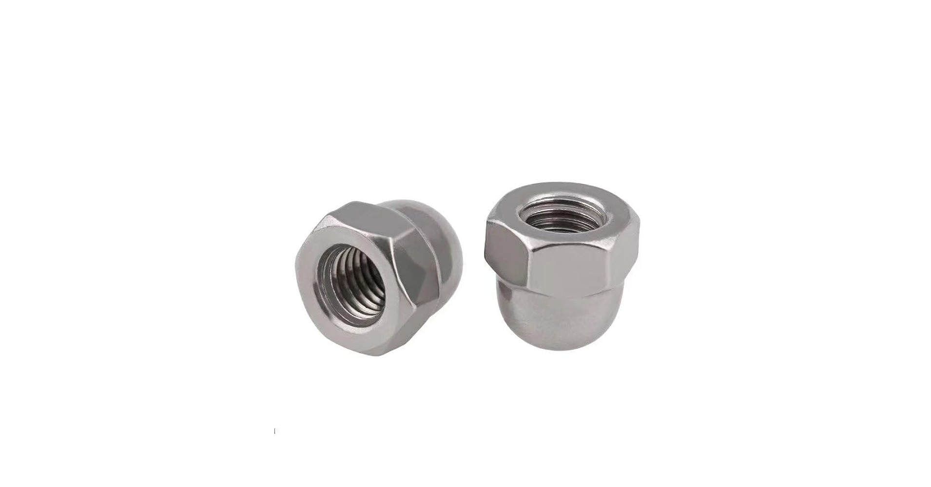 1 / 5 satton⭐︎ Generic 2pcs M14 x 1.5mm Pitch Stainless Steel Fine Thread