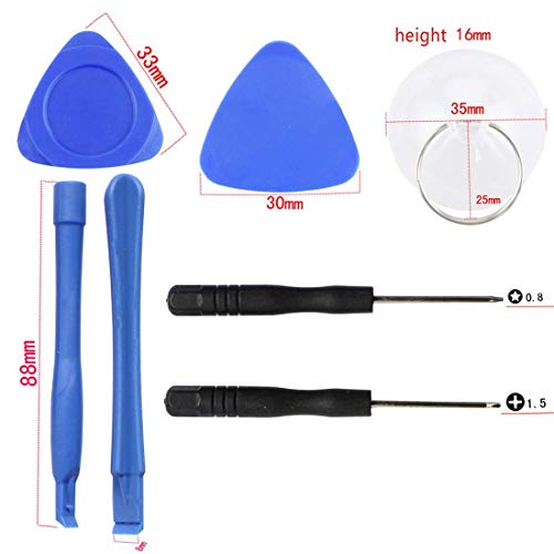 S-Union New Replacement Touch Screen Digitizer for Amazon Fire Kindle Tablet 7\" 9th Gen 2019 M8S26G (Comes with Tools)