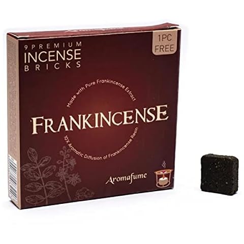 Aromafume FRANKINCENSE Premium Incense Bricks. 1 box = 9 bricks Cover