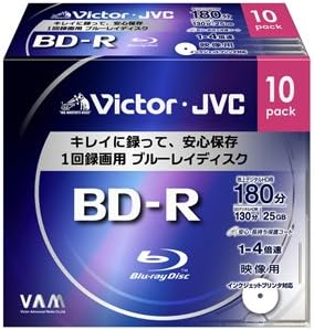 4 BD-R 10  25GB  Victor BV-R130CW10 PC