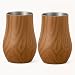 Snüte Double-wall Stainless Steel Whiskey Glasses - Stemless Whiskey Nosing Glass - Gift for Whiskey Lover - Set of 2