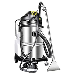Commerciële tapijtreinigingsmachine, 60L tapijtreinigingsmachine, tapijtafzuiger, 3-in-1 roestvrijstalen huishouden, 2087W draagbare dieptereinigingsmachine voor tapijten, banken, gordijnen, geschikt
