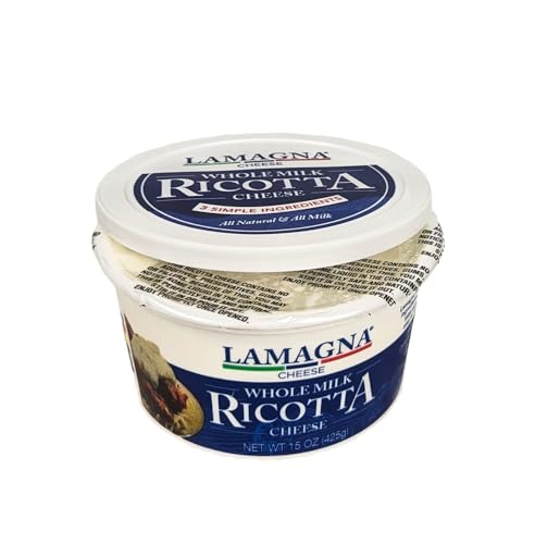 Generic Whole Milk Ricotta Cheese Lamagna 15 oz (Pack of 2)