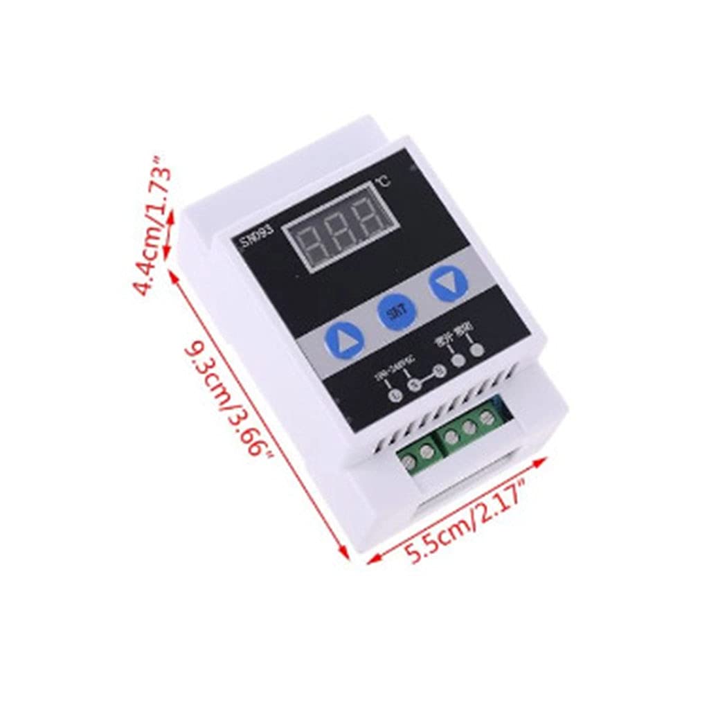 Guide Termoregolatore Digitale Termostato Regolatore di Temperatura Raffreddamento, Riscaldamento, Controllo Raffreddamento, Sensore di Controllo Raffreddamento, Termor