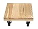 Vestil HDOS-1624-12 Hardwood Solid Deck Dolly 24 In. x 16 In. x 6-15/16 In. 1200 Lb. Capacity